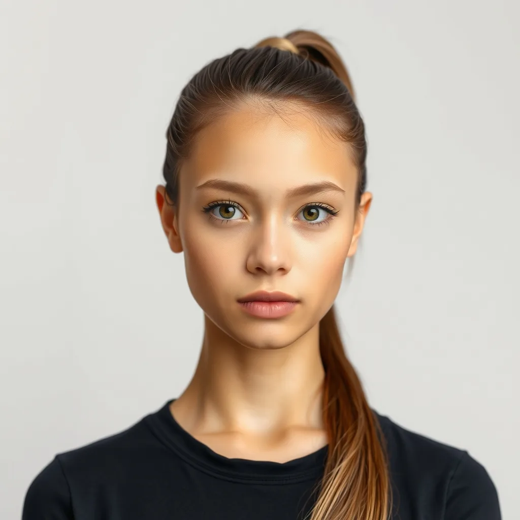 Make the person in the image face forward, looking straight at the camera.